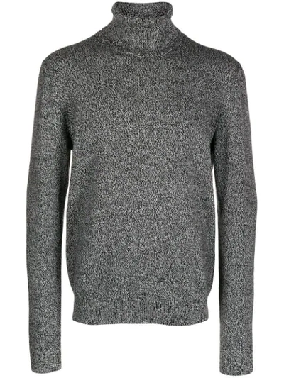 Dolce & Gabbana Cashmere High-neck Sweater In Gray