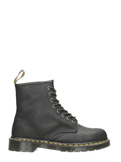 Dr. Martens 1460 Carpathian Black Leather Combat Boots | ModeSens