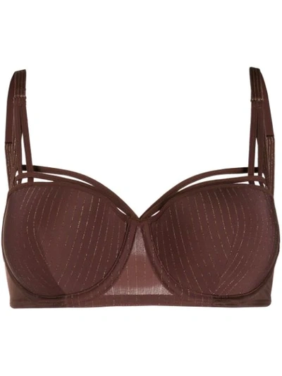 Marlies Dekkers Dame De Paris Balcony Bra In Brown