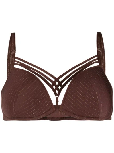 Marlies Dekkers Dame De Paris Push-up Bra In Brown