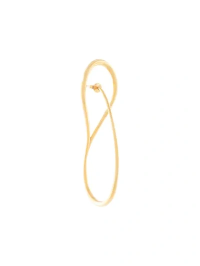 Charlotte Chesnais Needle Hoop Earring In Gold