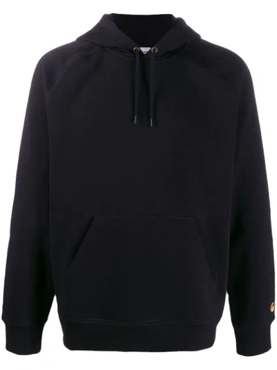 Carhartt Hoodie Sweatshirt Black Logo