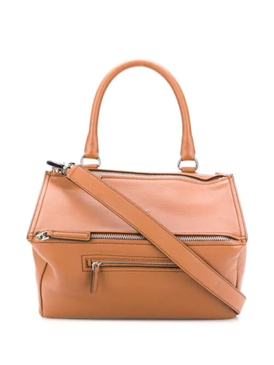 Givenchy Medium Pandora Tote Bag In 212 Pony Brown