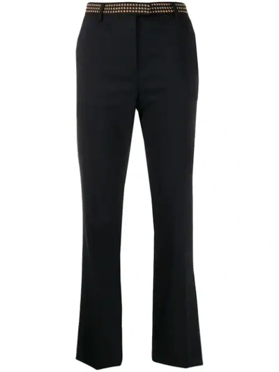 Roberto Cavalli Studded Tailored Trousers In Black