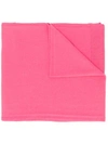 Iceberg Knit Logo Print Scarf In 4286 Pink