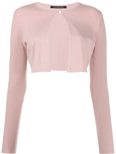 Antonino Valenti Cropped Bolero In Pink