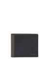 Prada Bi-fold Logo Wallet In Black