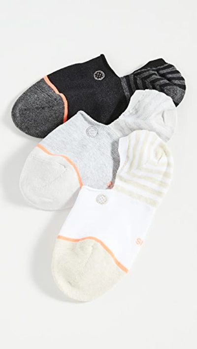 Stance Invisible Liner Socks, Set Of 3 In Multi