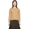 Marc Jacobs Worn Torn Knitted Jumper In 260 Beige