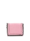 Stella Mccartney Falabella Flap Wallet In Pink