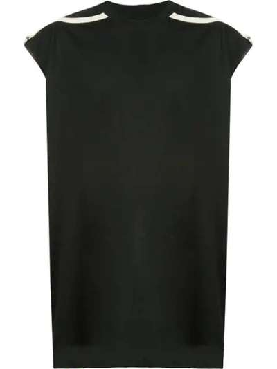 Rick Owens Sleeveless Fitted Top In Black