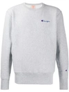 Champion Small Script Sweatshirt In Grey