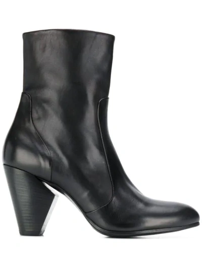 Strategia Heeled Ankle Boots In Black