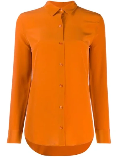 Equipment Button-down Shirt In Orange