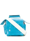 Courrèges Logo Tote Bag In Blue