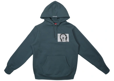 Pre-owned Supreme  Akira Patches Hooded Sweatshirt Slate