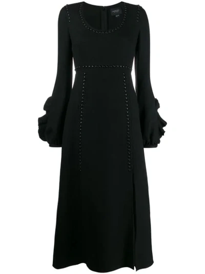 Giambattista Valli Stud-embellished Wool Dress In Black