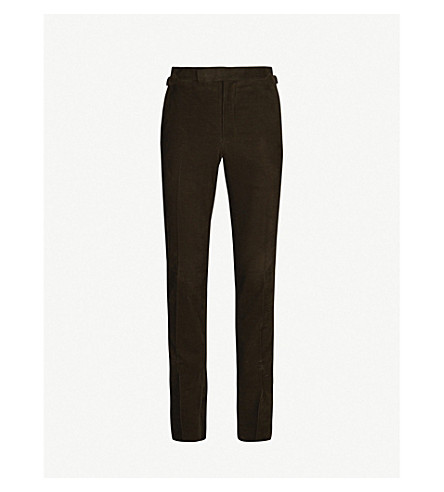 Richard James Slim-fit Corduroy Trousers In Brown | ModeSens