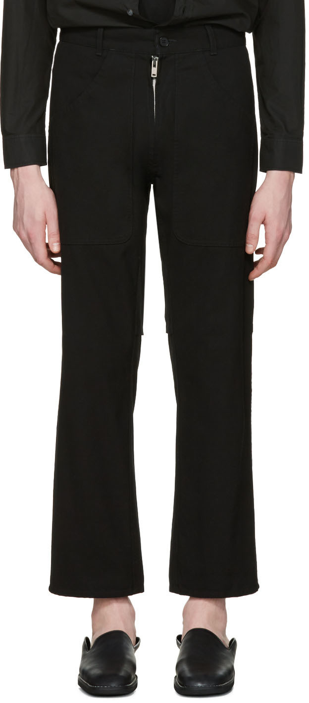 exposed zipper pants