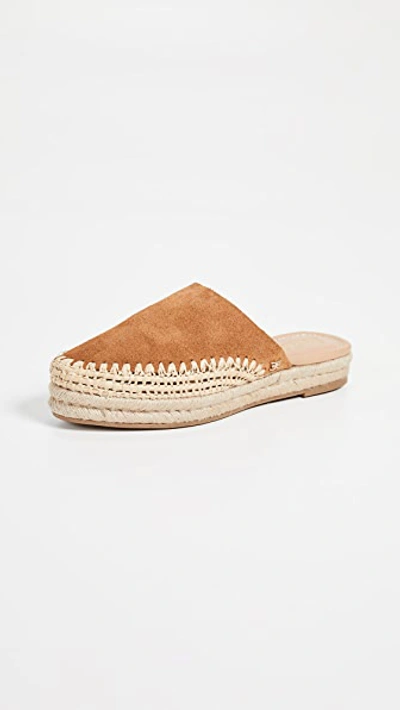 Sam Edelman Austin Espadrille Mules In Caramel