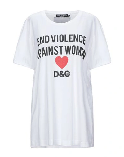 Dolce & Gabbana T-shirts In White