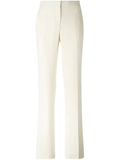 Tom Ford Tailored Straight Trousers In White