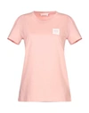 Wood Wood T-shirts In Pink