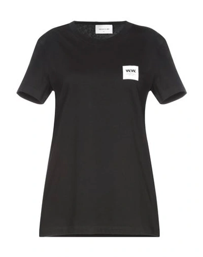 Wood Wood Ace T-shirt In Black