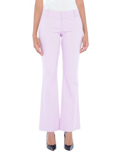 Twinset Pants In Purple