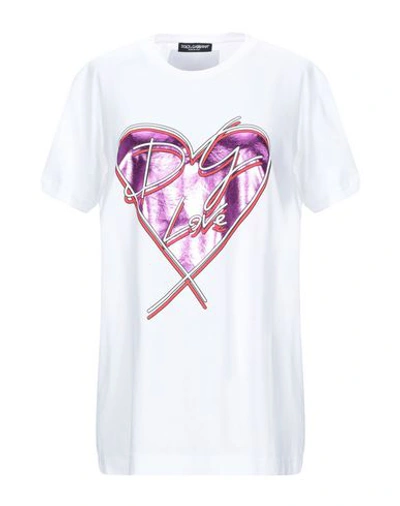 Dolce & Gabbana T-shirts In White