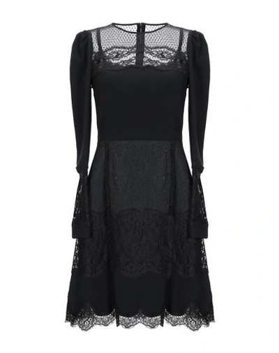 Dolce & Gabbana Short Dresses In Black