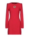 Dolce & Gabbana Short Dress In Red