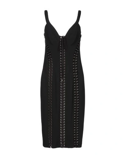 Dolce & Gabbana Midi Dresses In Black