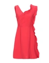 Kaos Short Dresses In Red