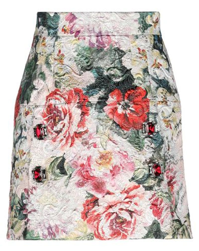 Dolce & Gabbana Midi Skirts In White