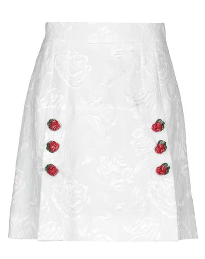 Dolce & Gabbana Midi Skirts In White