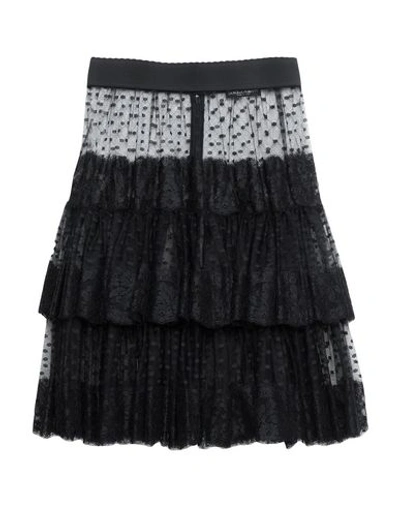 Dolce & Gabbana Midi Skirts In Black