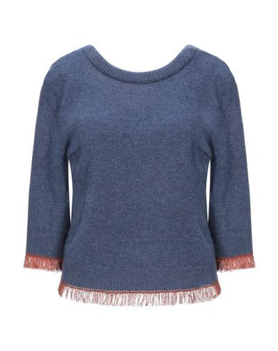 Chloé Cashmere Blend In Dark Blue