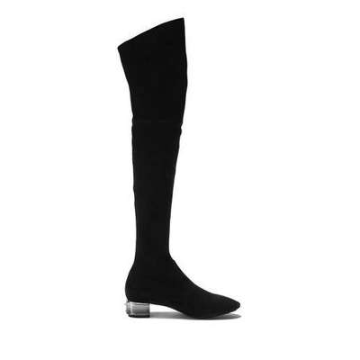 Casadei Krunk Over-the-knee Boot In Black