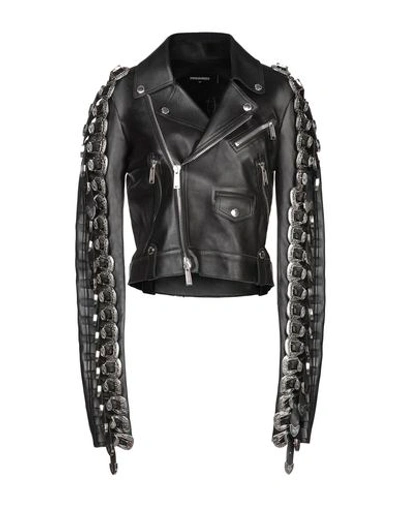 Dsquared2 Jackets In Black