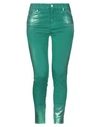 Cycle Casual Pants In Emerald Green