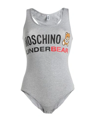 Moschino Bodysuit In Grey