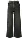 Re/done 60s Extreme Wide-leg Jeans In Shadow Wash