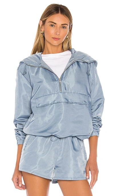 Lovers & Friends Lydia Pullover Jacket In Storm Blue