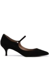 Tabitha Simmons Hermione Suede Mary Jane Pumps In Black