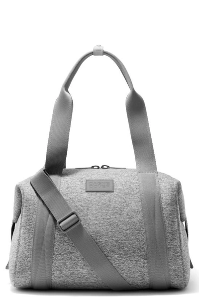 Dagne Dover Medium Landon Neoprene Carryall Duffle Bag In Heather Grey