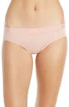 Tommy John Second Skin Cheeky Bikini In Mellow Rose