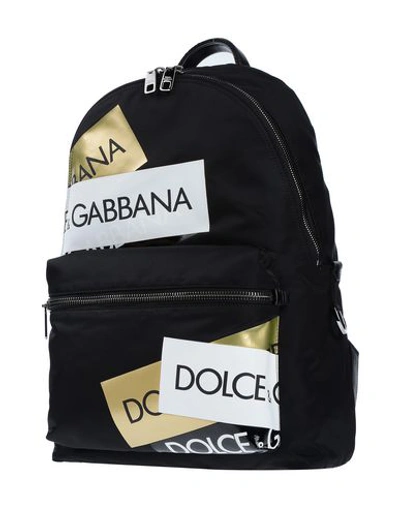 Dolce & Gabbana Backpacks In Black