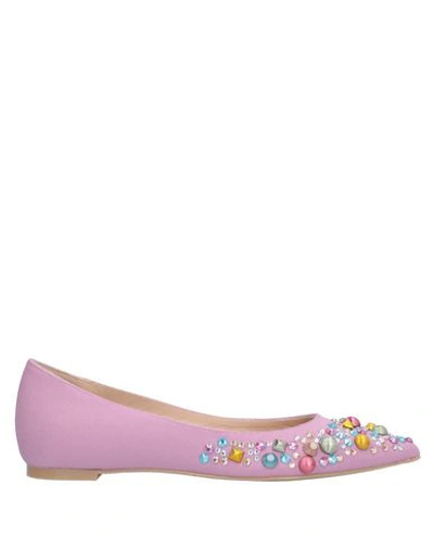 Ras Ballet Flats In Pink