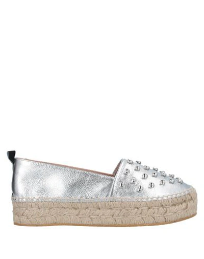 Moschino Espadrilles In Silver